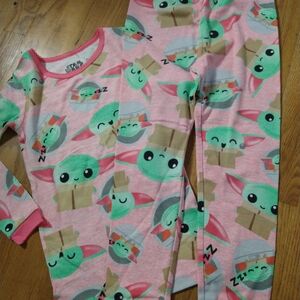 Star Wars Kids Pajamas Set - Light Pink and Green